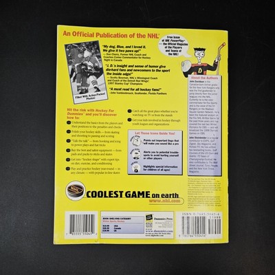 1-476.jpg Hockey for Dummies John Davidson, John Steinbreder Paperback Hockey