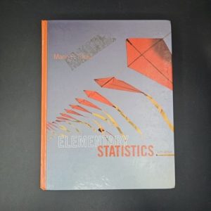 Elementary Statistics Mario F. Triola Hardcover Statistics Textbook