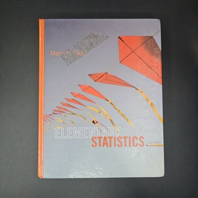 1-533.jpg Elementary Statistics Mario F. Triola Hardcover Statistics Textbook