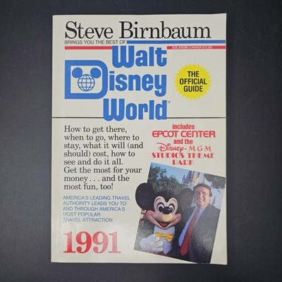 1-542.jpg Birnbaum's Walt Disney World 1991 Stephen Birnbaum Pocket Paperback Disney