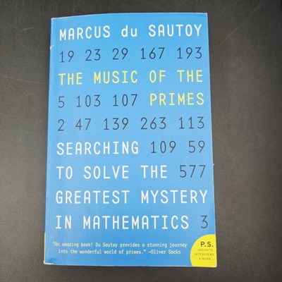 The Music of the Primes Marcus Du Sautoy Paperback Mathematics Nonfiction