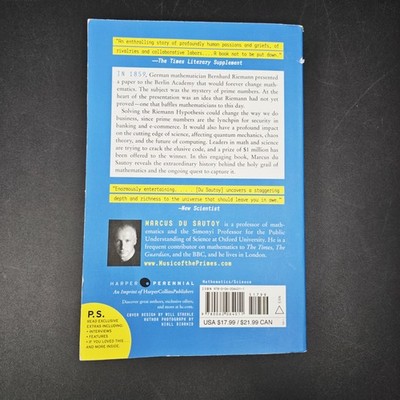 The Music of the Primes Marcus Du Sautoy Paperback Mathematics Nonfiction
