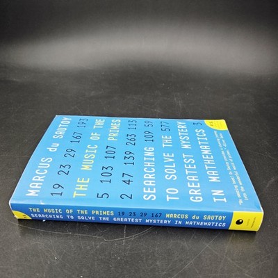 The Music of the Primes Marcus Du Sautoy Paperback Mathematics Nonfiction