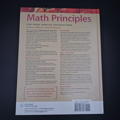 Math Principles for Food Service Occupations