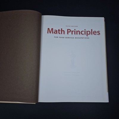 Math Principles for Food Service Occupations