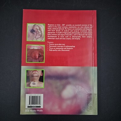 1-582.jpg Color Atlas of ENT Diagnosis Bull, T. R. Paperback Otolaryngology Medical