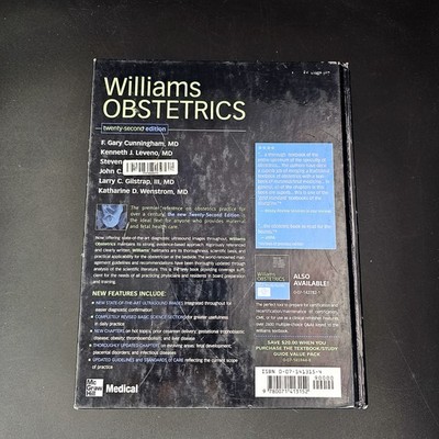Williams Obstetrics: 22nd Edition