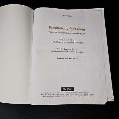 1-705.jpg Psychology for Living: Adjustment, Growth, and Behavior Today Steven J. Kirsh