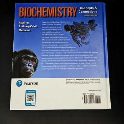 Biochemistry: Concepts and Connections