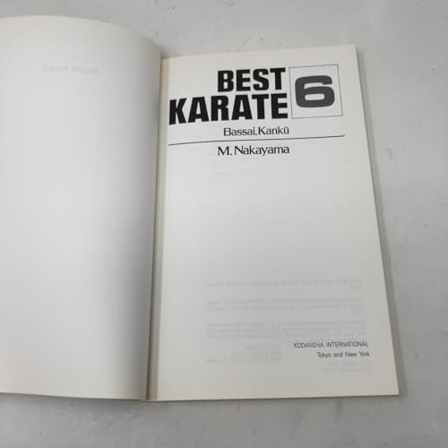 Best Karate: Bassai, Kanku, Vol. 6 Masatoshi Nakayama Pocket or paperback Karate