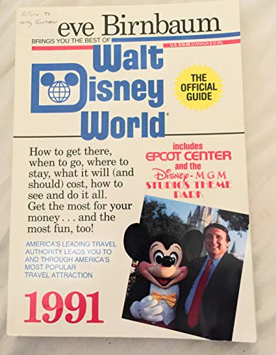 Version 1.0.0 Birnbaum's Walt Disney World 1991 Stephen Birnbaum Pocket Paperback Disney