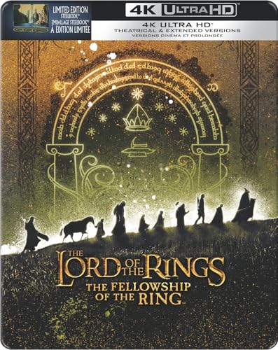 Version 1.0.0 Lord of the Rings, The: The Fellowship of Ring (Extended & Theatrical) (BIL/ 4K Ultra HD) Steelbook