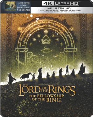 Version 1.0.0 Lord of the Rings, The: The Fellowship of Ring (Extended & Theatrical) (BIL/ 4K Ultra HD) Steelbook